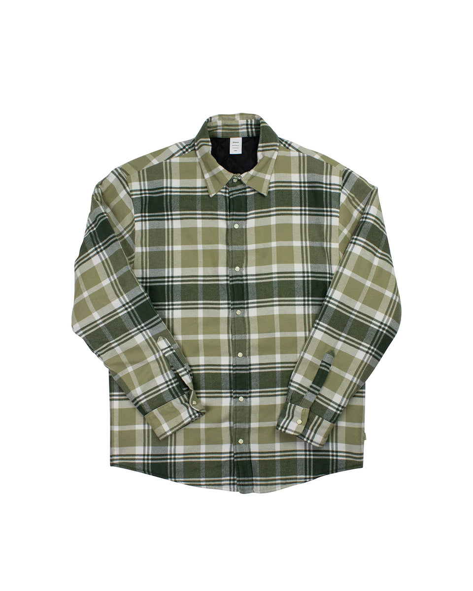jjjjound Thermal Shirt - Olive size:XLジョウンド
