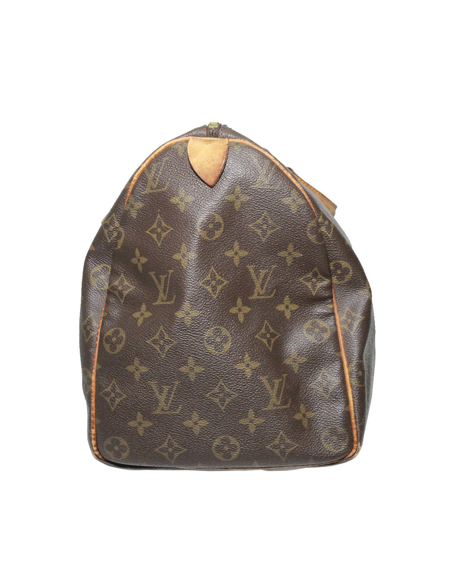Louis Vuitton Brown Monogram Canvas Speedy 40 Top Handle Bag Louis Vuitton