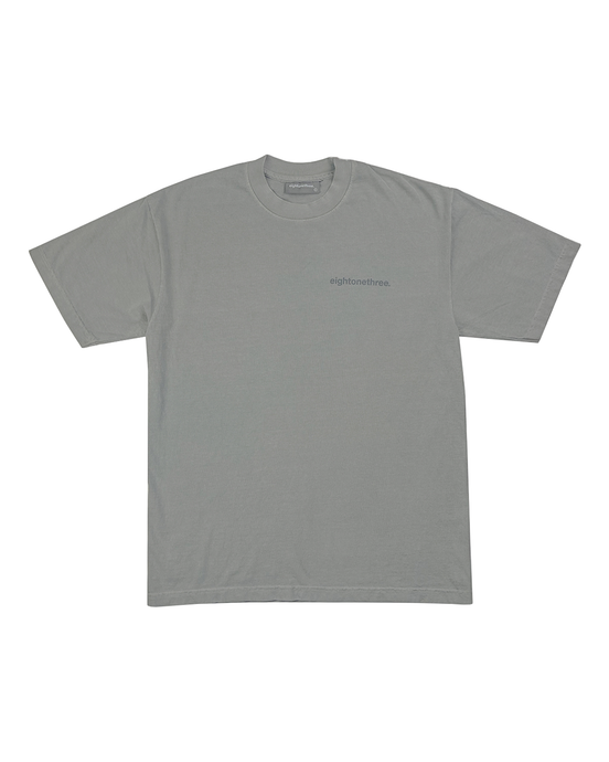 eightonethree. x ROBERT GALLARDO Grey T Shirt 