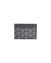 Load image into Gallery viewer, Goyard St Sulpice Card Holder Paris France Grey Back