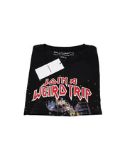 Load image into Gallery viewer, Balenciaga Fall Winter 2013 Join A Weird Trip Black T Shirt Folded Size Small