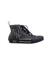 Load image into Gallery viewer, Dior B23 High Top Sneakers Black Canvas Size 45 