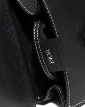 Load image into Gallery viewer, Dior Black Saddle Backpack by Kim Jones Stamp