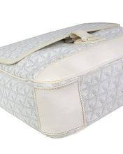 Load image into Gallery viewer, Goyard Grand Bleu MM White Messenger Bag Front Right Side Corner