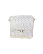 Load image into Gallery viewer, Goyard Grand Bleu MM White Messenger Bag Front