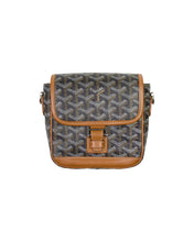 Load image into Gallery viewer, Goyard Grand Bleu PM Paris Black and Tan Urbain Side Bag Crossbody