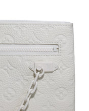Load image into Gallery viewer, Louis Vuitton A4 White Pouch By Virgil Abloh Chain Details