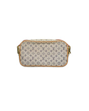 Load image into Gallery viewer, Vintage Louis Vuitton Juliette Mini Lin Denim Crossbody Bag Back