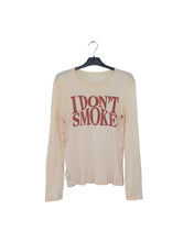 Load image into Gallery viewer, Margiela Longsleeve T-Shirt AW10 &quot;I Don&#39;t Smoke&quot; Inside Out 