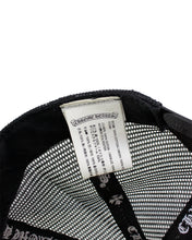 Load image into Gallery viewer, Chrome Hearts White and Black Hollywood USA Trucker Hat Front Wash Tag 