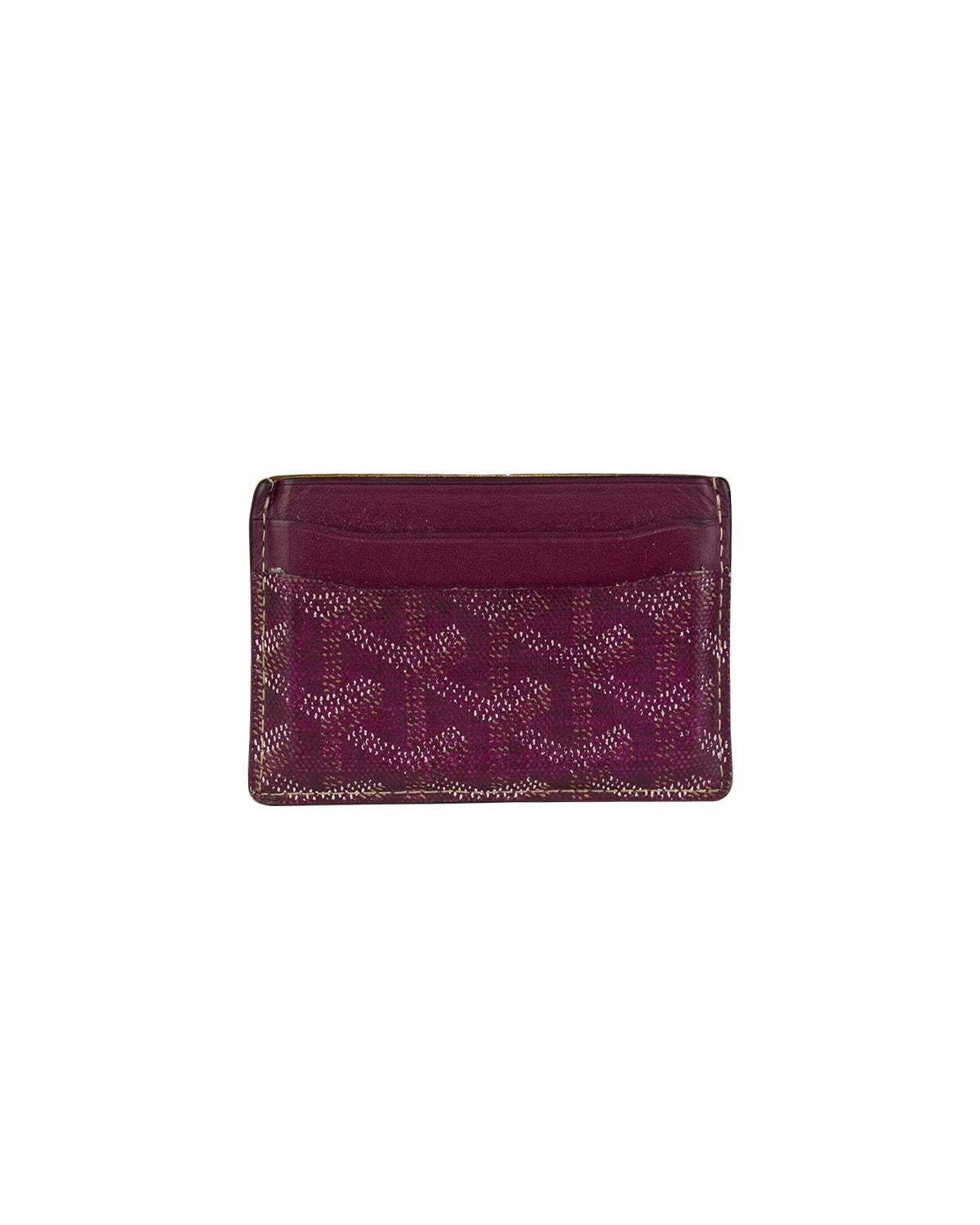 Goyard Goyardine Printed Card Holder - Purple Wallets, Accessories