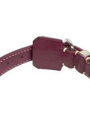 Load image into Gallery viewer, Goyard Dog Collar Burgundy Goyardine Stamp