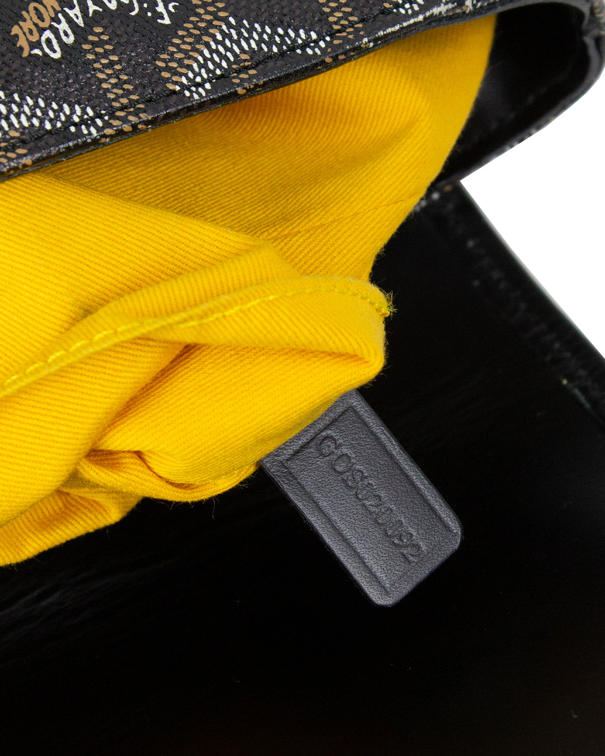 GOYARD GRAND BLEU MM PVC Leather Black Shoulder Bag Unisex Used F