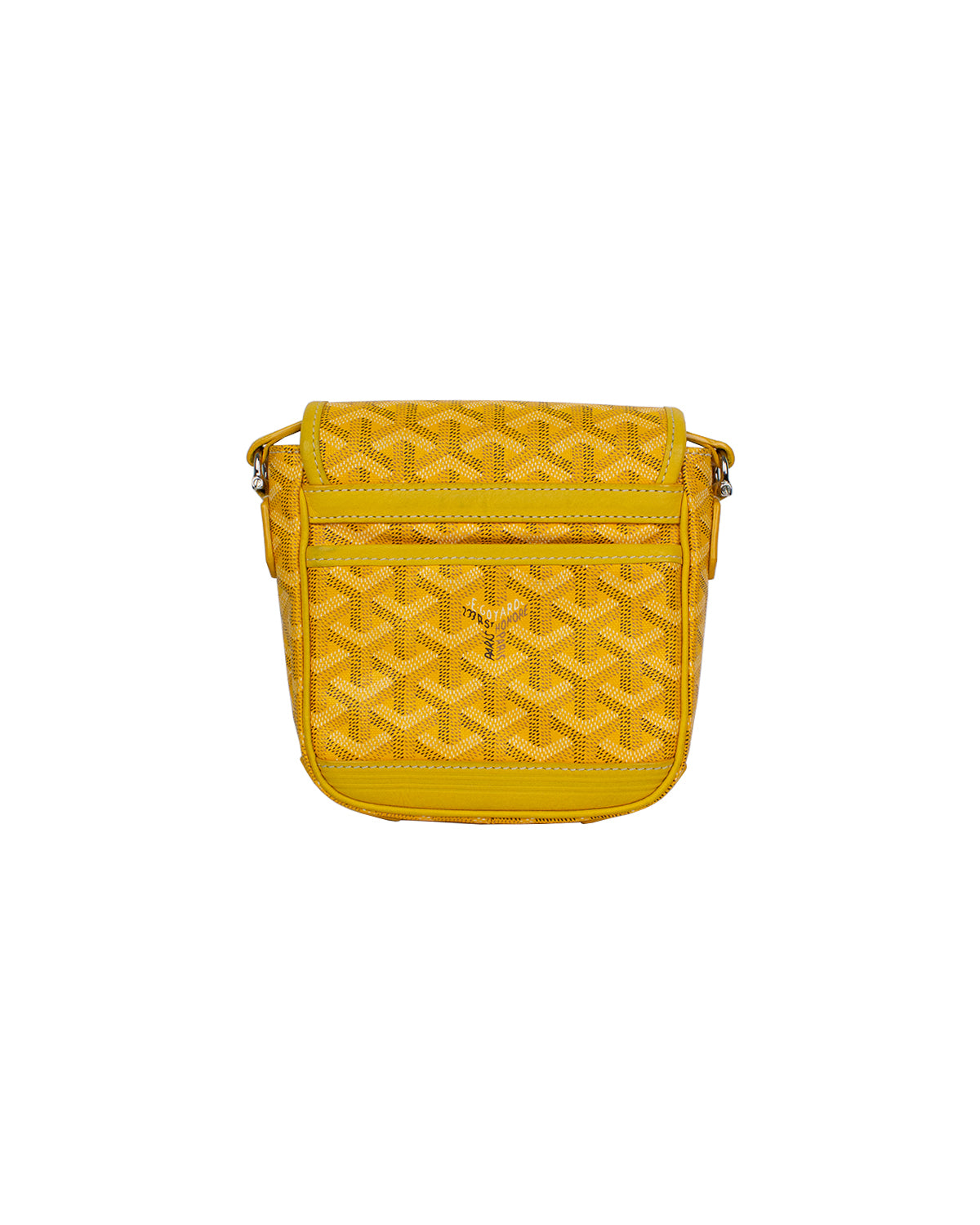 goyard suitcase yellow