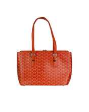 Load image into Gallery viewer, Goyard Okinawa Orange Handbag Back