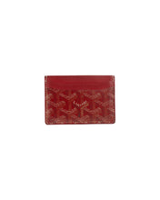Load image into Gallery viewer, Goyard St Sulpice Card Holder Red Back