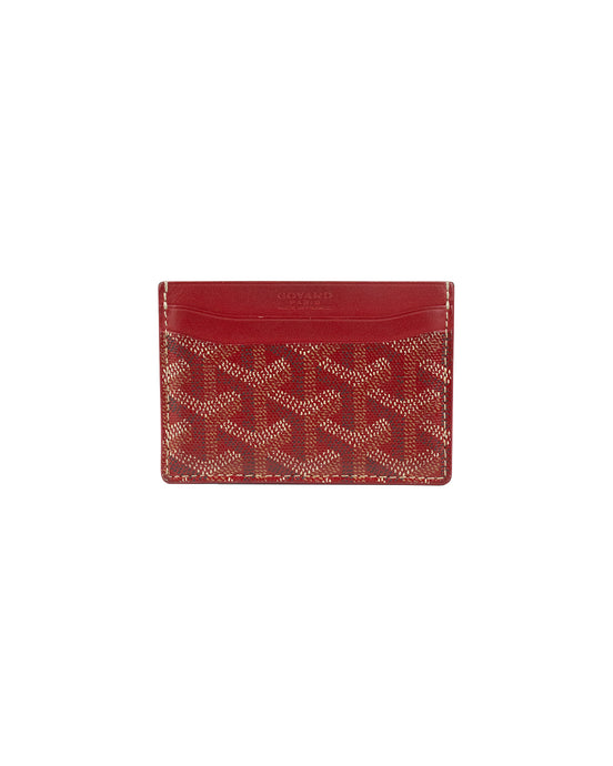 Goyard St Sulpice Card Holder Red 