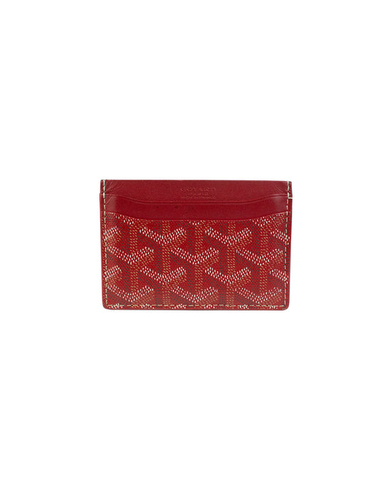 Goyard St. Sulpice Red Card Holder 