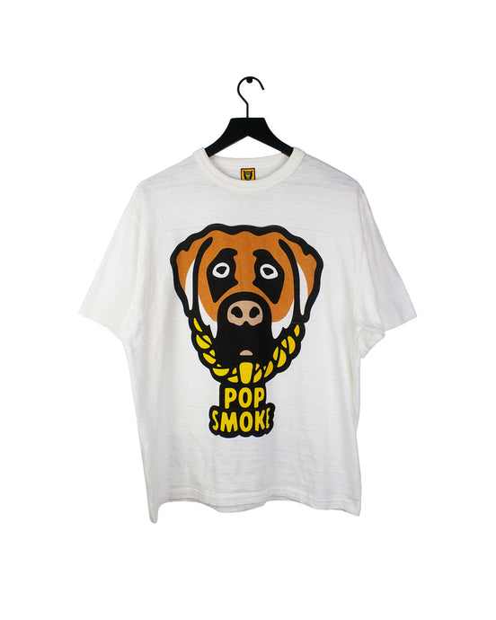 Human Made Pop Smoke White T Shirt Size XL