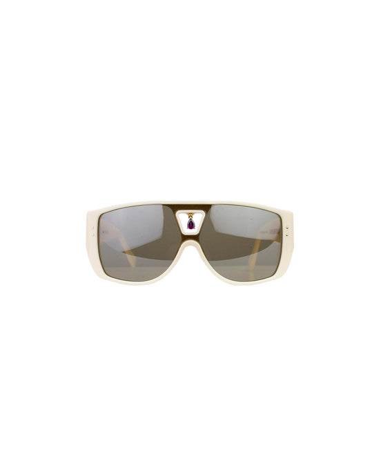 Louis Vuitton Paris Bindi Sunglasses White 2006 