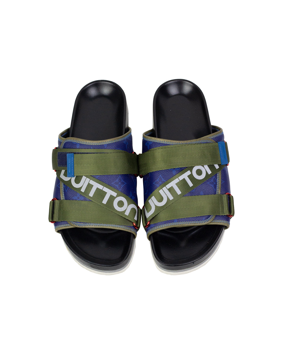 Louis Vuitton 2021 Pastel Monogram Honolulu Sandals w/ Tags
