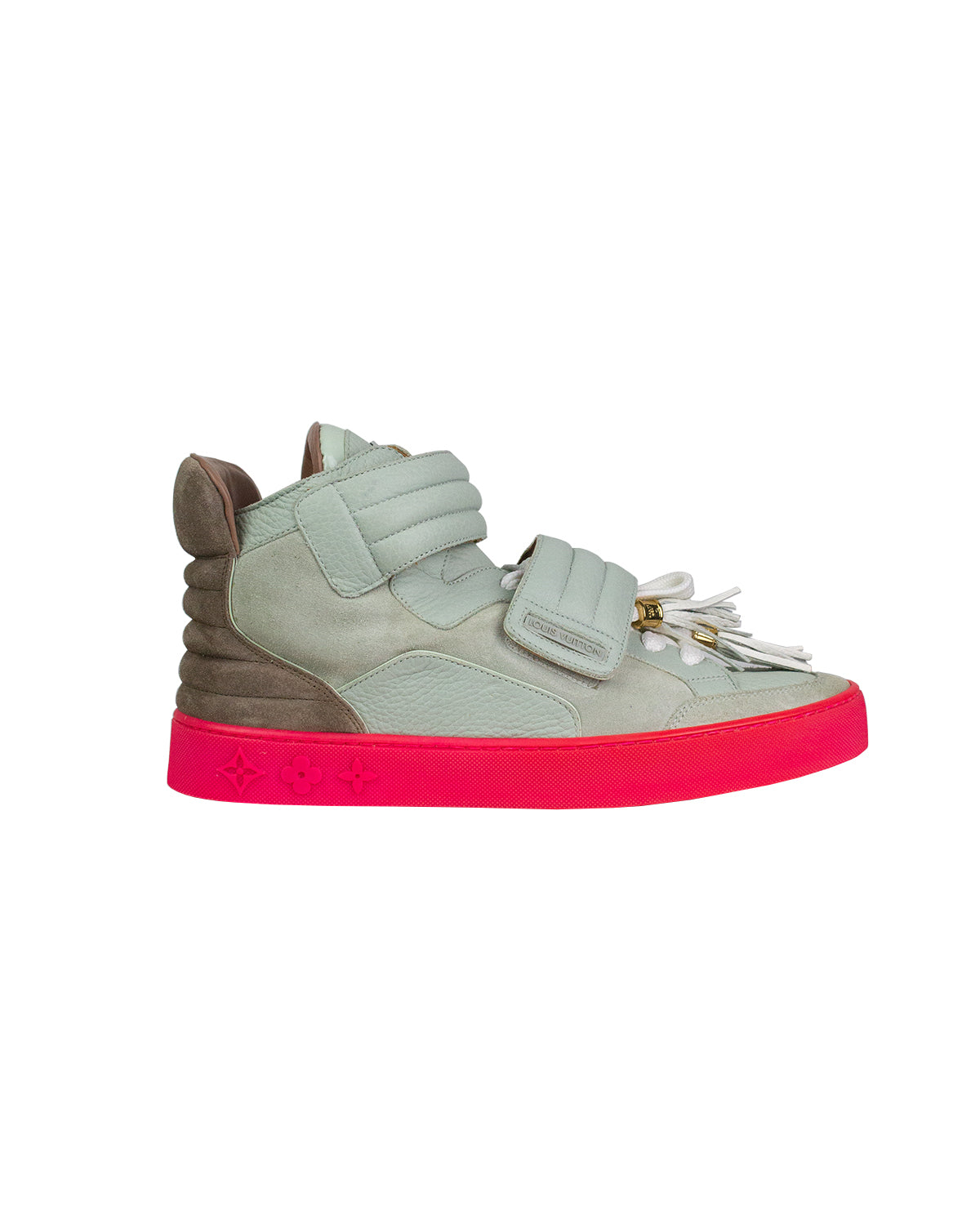 KANYE WEST X Louis Vuitton Jasper Patchwork Sneakers Sz LV 6.5