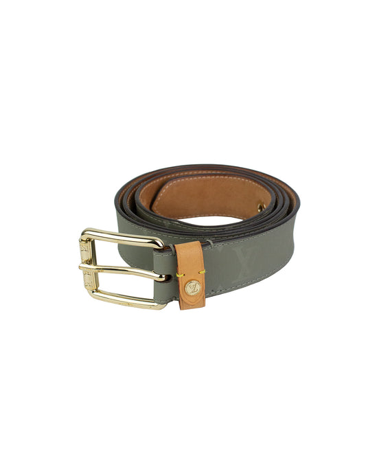 Louis Vuitton Voyager Titanium Monogram Belt