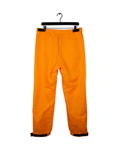 Prada Orange Gaberdine Track Pants Back